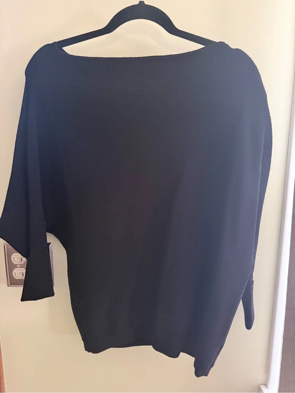 Brand Black Off-the-Shoulder Sweater
